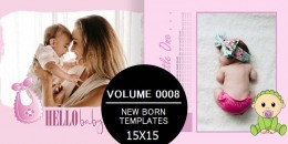 New Born Templates 15X15 - 0008